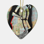 ヴィンテージチリサンティアゴトラベル セラミックオーナメント (左)