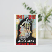 ヴィンテージチリサンティアゴトラベル ポストカード (スタンド正面)