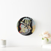 ヴィンテージチリサンティアゴトラベル ラウンド壁時計 (ホーム)