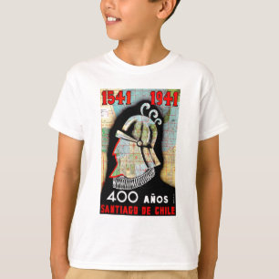 ヴィンテージチリサンティアゴトラベル Tシャツ