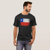 ヴィンテージチリ国旗 Tシャツ (正面フル)