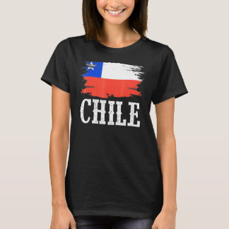 ヴィンテージチリ国旗I愛チリ Tシャツ