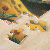 ヴィンテージチワ絵画フア ジグソーパズル (側面)