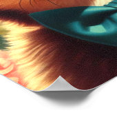 ヴィンテージチワ絵画フア ポスター (角)