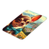 ヴィンテージチワ絵画フア マグネット (左側)