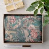 ヴィンテージチンツフローラ熱帯パターンデクページ 薄葉紙 (ギフト)