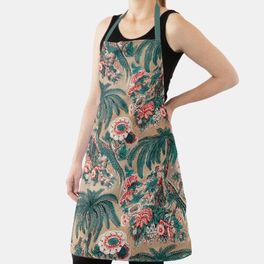 ヴィンテージチンツフローラ熱帯パターン エプロン (インサイチュ)