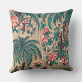 ヴィンテージチンツフローラ熱帯パターン クッション (裏面)
