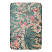 ヴィンテージチンツフローラ熱帯パターン バスマット (正面縦)