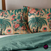 ヴィンテージチンツフローラ熱帯パターン 枕カバー