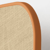 ヴィンテージチンパンジーイラストレーション パーソナライズされた ピックルボールラケット (左詳細)