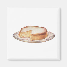 ヴィンテージチーズケーキスイーツデザート マグネット