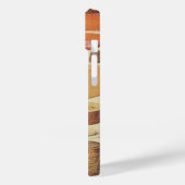 ヴィンテージチーズチャートイラストレーションチーズメニュー Case-Mate iPhoneケース (裏面 / 左)