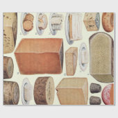 ヴィンテージチーズ表 ラッピングペーパー (フラット)