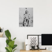 ヴィンテージチーフシッティングブル先住民アメリカン ポスター (ホームオフィス)