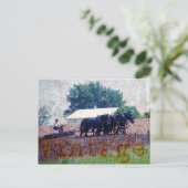 ヴィンテージチームの作業 ポストカード (スタンド正面)