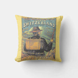 ヴィンテージツアーガイド – スイス・フランスとイタリア クッション