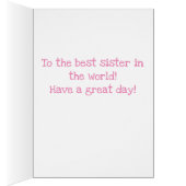 ヴィンテージツインシスター誕生日カード (内側 (右))