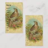 ヴィンテージツグミ 名刺 (正面/裏面)