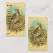 ヴィンテージツグミ 名刺 (正面/裏面)