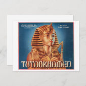 ヴィンテージツタンカーメンフルーツクレートラベル ポストカード (正面/裏面)