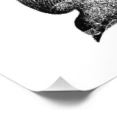 ヴィンテージツバメイラストレーション- 1800のレトロ鳥 フォトプリント            (角)