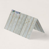 ヴィンテージツバードバードコバルトシャビーサンキューカード (裏面)