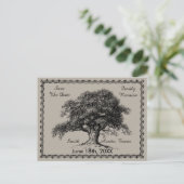 ヴィンテージツリーアウトドア素朴ファミリ懇親会 案内ポストカード (スタンド正面)