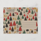 ヴィンテージツリーチャーム：メリークリスマスフォト シーズンポストカード (裏面)