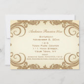 ヴィンテージツリーフローラファミリ懇親会招待状 招待状 (裏面)