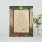 ヴィンテージツリー付きサンタからの手紙 (スタンド正面)