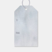 ヴィンテージツリー付きブルートラック ギフトタグ (裏面)