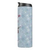 ヴィンテージツリー付き赤おもちゃのトラック タンブラー (回転右)