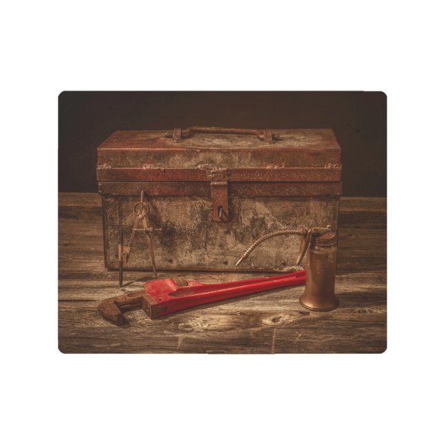 ヴィンテージツールMetalicプリント メタルプリント (正面)