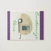 ヴィンテージティアドトレーラージプシーキャラバン ジグソーパズル (横)