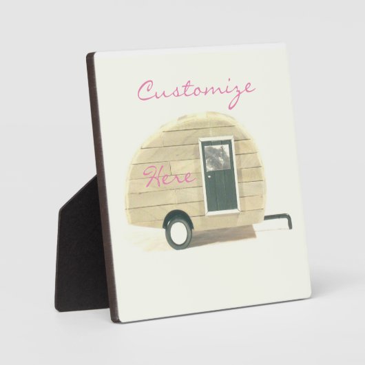 ヴィンテージティアドトレーラージプシーキャラバン フォトプラーク (正面)