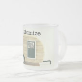 ヴィンテージティアドトレーラージプシーキャラバン フロストグラスマグカップ (正面右)