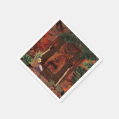 ヴィンテージティキアロハハワイアンルアウ（ハワイ式宴会）バースデーパーティー スタンダードカクテルナプキン (角)