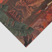 ヴィンテージティキアロハハワイアンルアウ（ハワイ式宴会）バースデーパーティー 薄葉紙 (詳細)