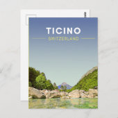 ヴィンテージティチーノスイストラベル ポストカード (正面/裏面)