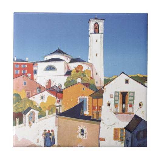 ヴィンテージティチーノテッシンカントンスイス タイル (正面)