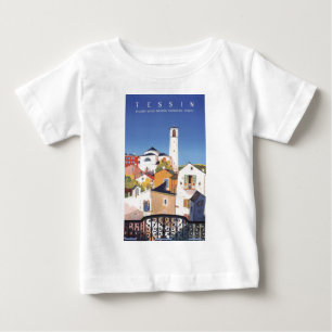 ヴィンテージティチーノテッシンカントンスイス ベビーTシャツ