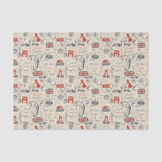 ヴィンテージティッシュペーパー 薄葉紙 (正面)