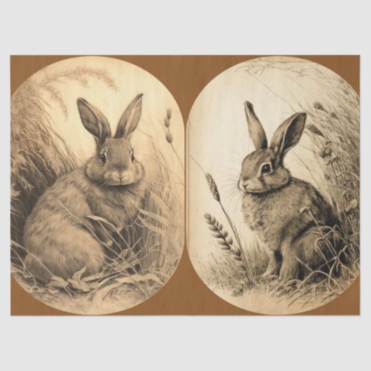 ヴィンテージティッシュペーパー 薄葉紙 (正面)