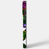 ヴィンテージティファニーステンドグラスパープルバラ Case-Mate iPhoneケース (裏面 / 左)