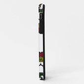 ヴィンテージティファニーステンドグラスピンクと赤のバラ Case-Mate iPhoneケース (裏面/左)