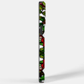 ヴィンテージティファニーステンドグラスピンクと赤のバラ Case-Mate iPhoneケース (裏面 / 右)