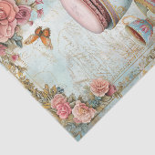 ヴィンテージティーカップとマカロンの切り離し 薄葉紙 (詳細)