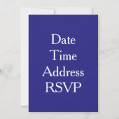 ヴィンテージティーカップアフタヌーンティーパーティー 招待状 (裏面)