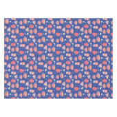 ヴィンテージティーカップティーポットパターン テーブルクロス (正面(横))